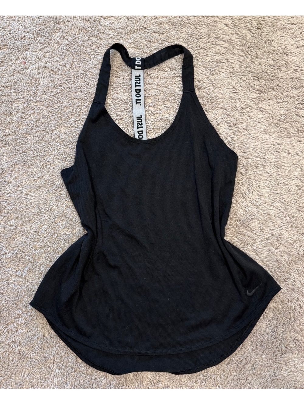 Nike Dri-FIT Black Athletic Tank Top Size M - Picture 1 of 4